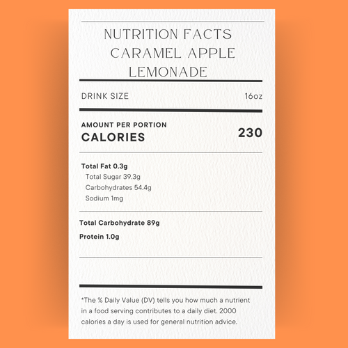 Caramel Apple Lemonade