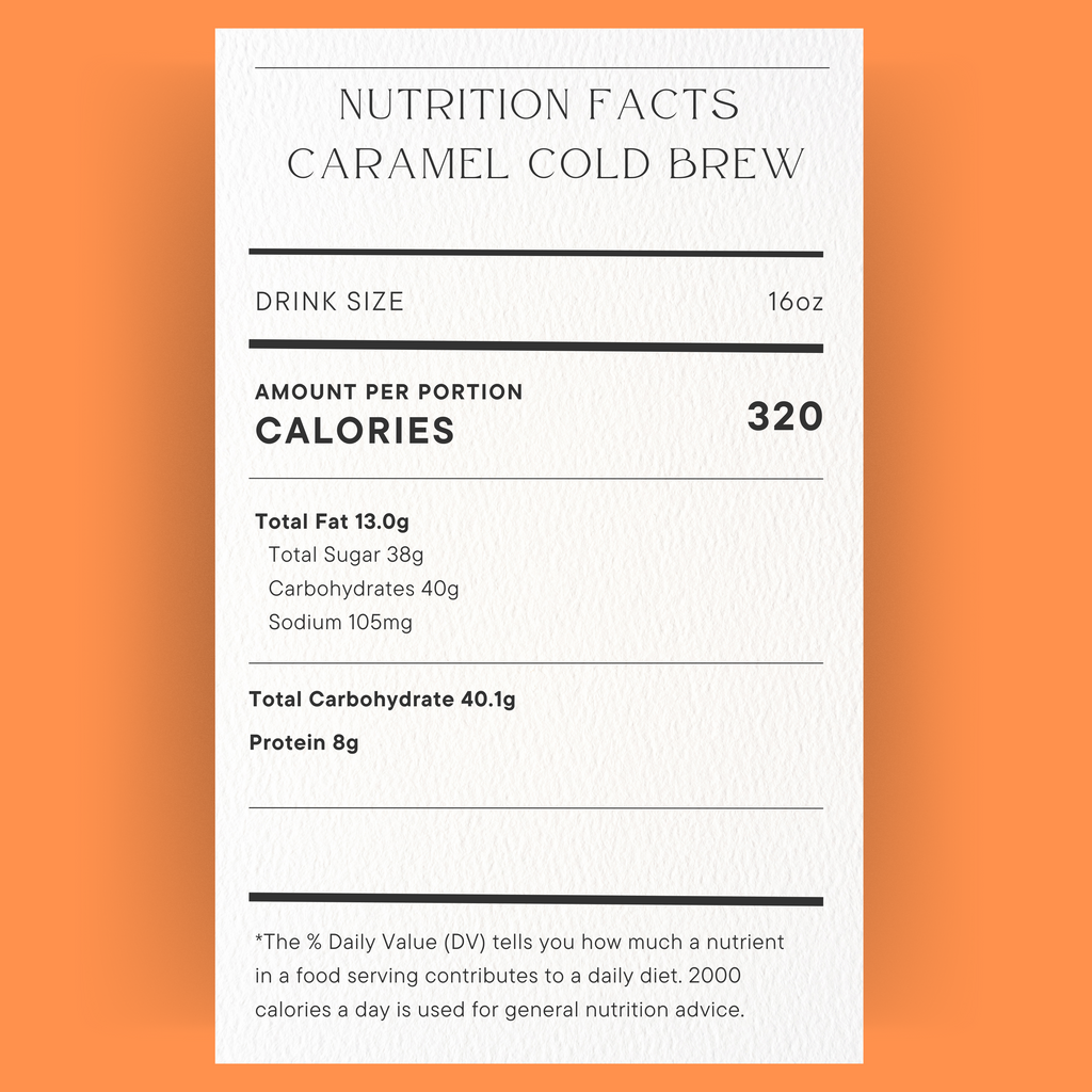 Caramel Cold Brew