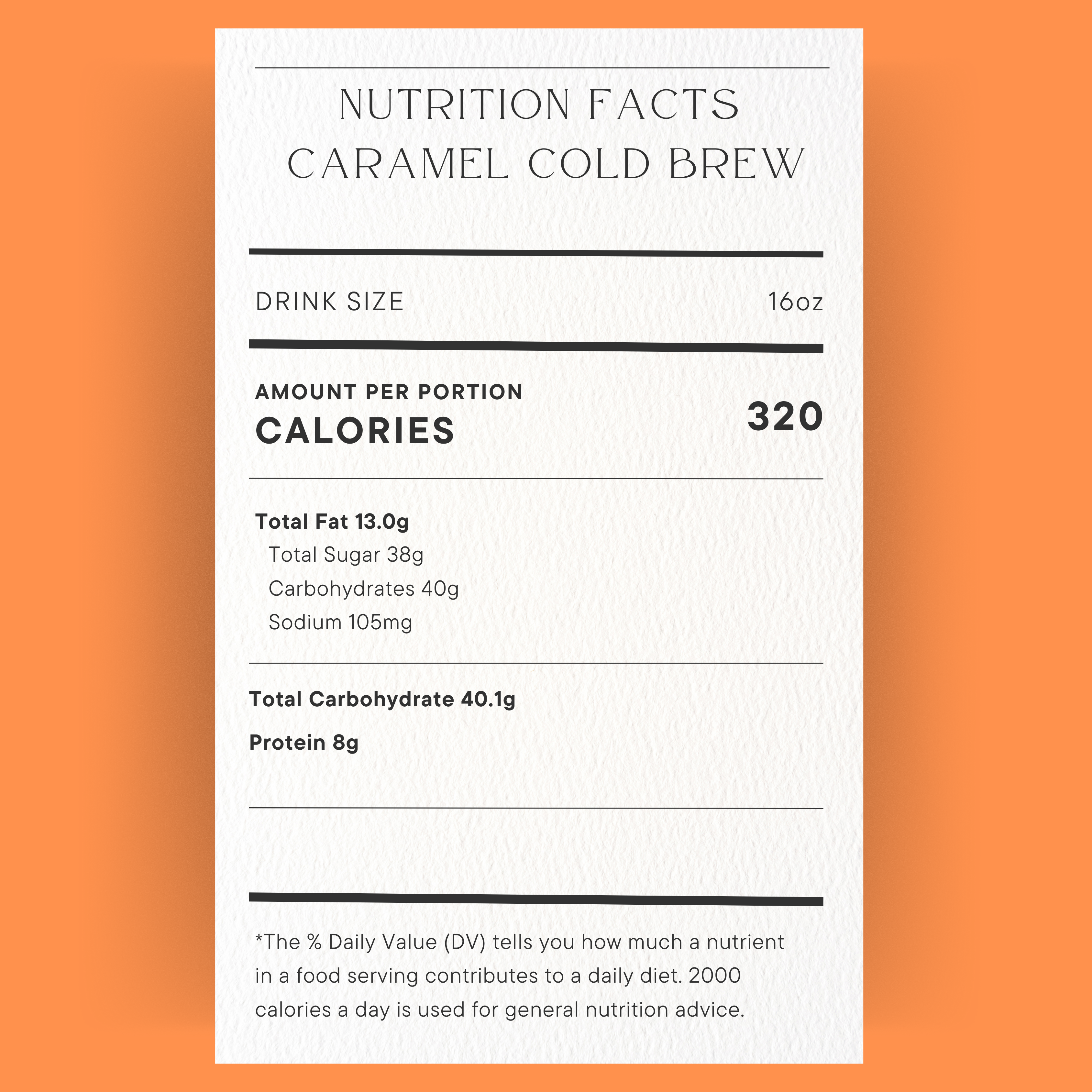 Caramel Cold Brew