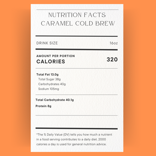 Caramel Cold Brew
