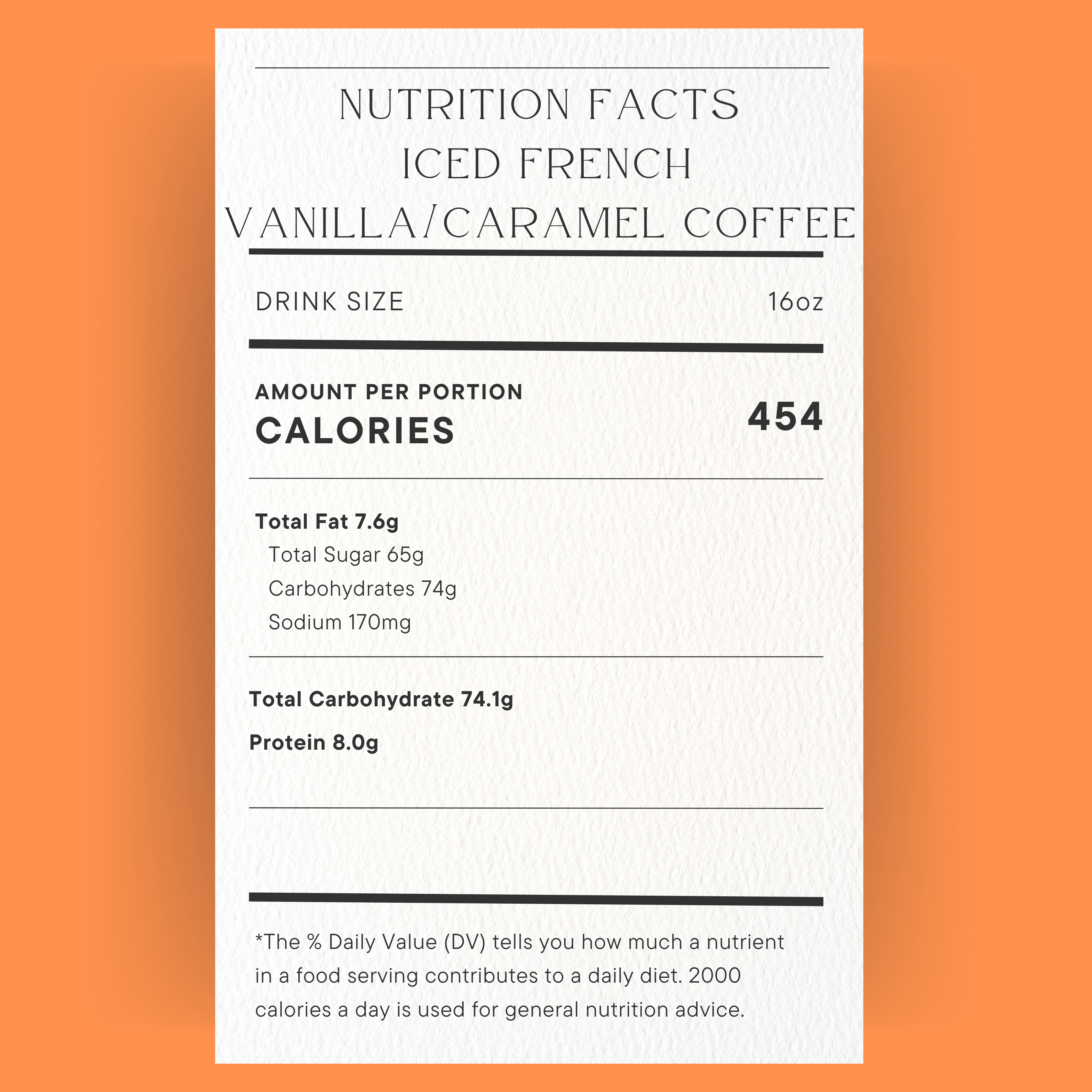 Insanity Iced Coffee
