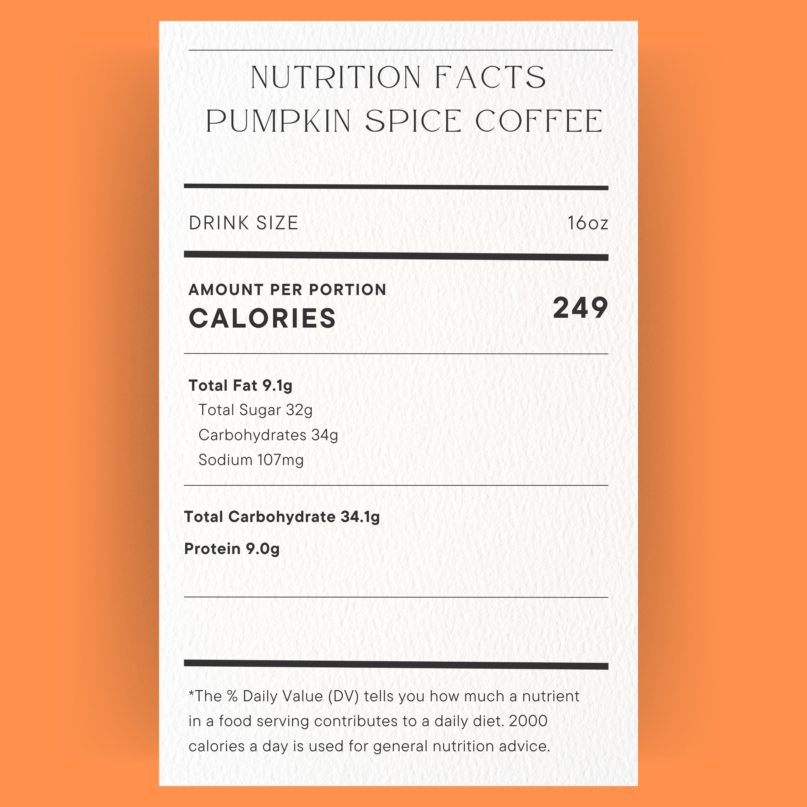 Pumpkin Spice Iced Coffee